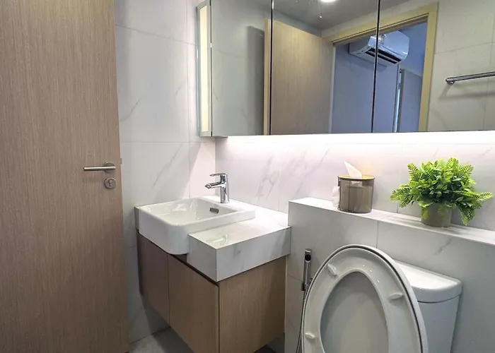 Stylish Modern View Asoke 公寓 *